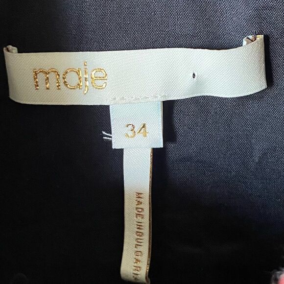 Maje Russi Tweed Mini Pink Dress Fuchsia Size XS - Picture 15 of 15